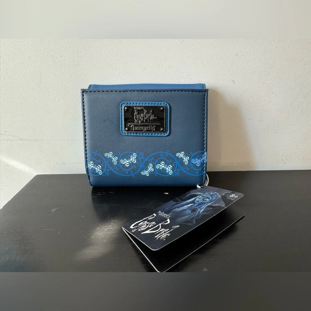 Loungefly The Corpse Bride Emily Floral Butterflies Flap Wallet